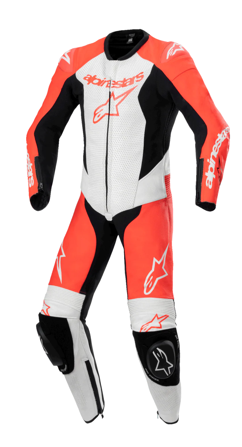 Alpinestars Youth GP Plus V2 1-Piece Leather Suit Red/Fluro/White/Black