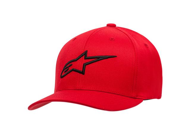 ALPINESTARS AGELESS CURVE HAT RED BLACK