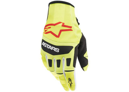 Alpinestars MX22 Techstar Gloves Yellow Black