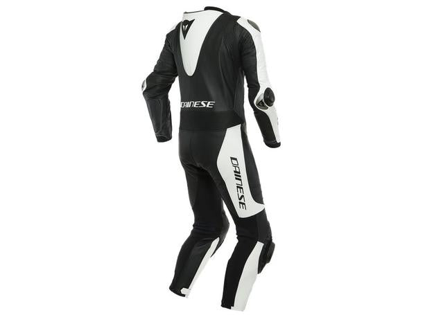 DAINESE LAGUNA SECA 5 1PC PERFORATED SUIT BLACK WHITE