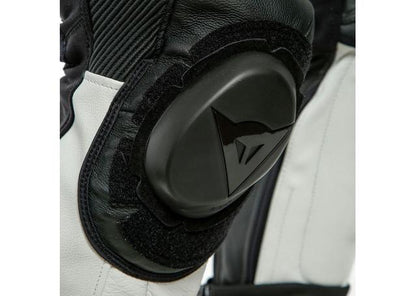 DAINESE LAGUNA SECA 5 1PC PERFORATED SUIT BLACK WHITE