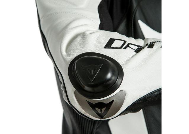 DAINESE LAGUNA SECA 5 1PC PERFORATED SUIT BLACK WHITE