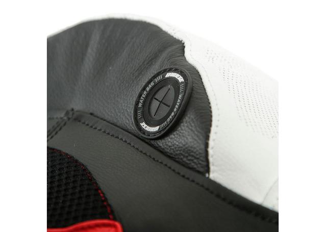 DAINESE ASSEN 2 1PC PERFORATED SUIT WHITE RED BLACK