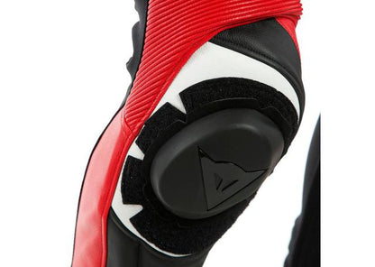 DAINESE ASSEN 2 1PC PERFORATED SUIT WHITE RED BLACK