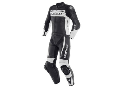 DAINESE MISTEL 2PC SUIT WHITE BLACK MATT