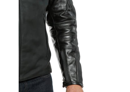 DAINESE SAINT LOUIS LEATHER JACKET BLACK