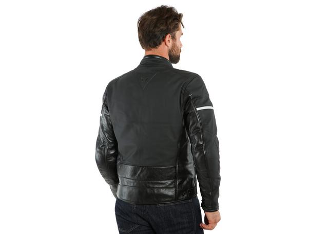 DAINESE SAINT LOUIS LEATHER JACKET BLACK