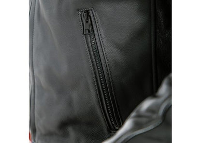 DAINESE SAINT LOUIS LEATHER JACKET BLACK