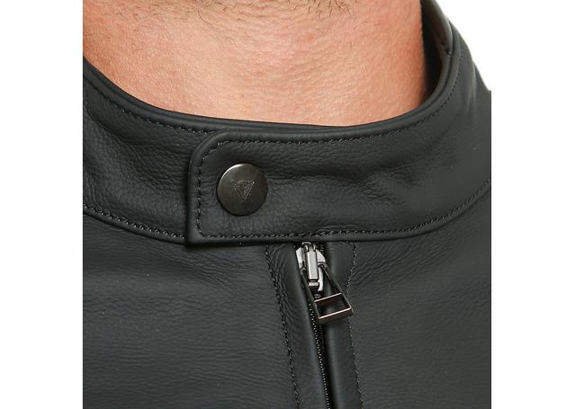 DAINESE SAINT LOUIS LEATHER JACKET BLACK