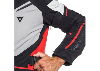 DAINESE CARVE MASTER 2 GORE-TEX JACKET BLACK GREY RED