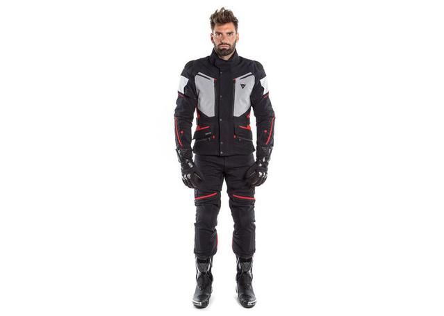 DAINESE CARVE MASTER 2 GORE-TEX JACKET BLACK GREY RED