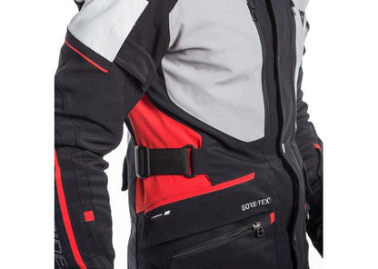 DAINESE CARVE MASTER 2 GORE-TEX JACKET BLACK GREY RED