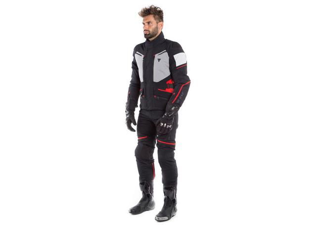 DAINESE CARVE MASTER 2 GORE-TEX JACKET BLACK GREY RED