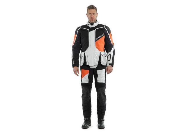 DAINESE D-EXPLORER 2 GORE-TEX JACKET GLACIER-GRY BLUE RED BLACK