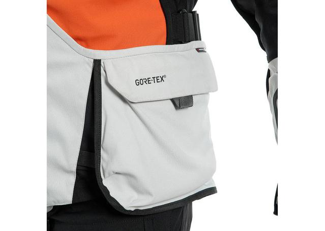 DAINESE D-EXPLORER 2 GORE-TEX JACKET GLACIER-GRY BLUE RED BLACK