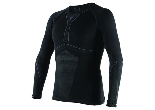 DAINESE D-CORE DRY TEE LS BLACK ANTHRACITE