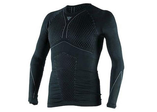 DAINESE D-CORE THERMO TEE LS BLACK ANTHRACITE