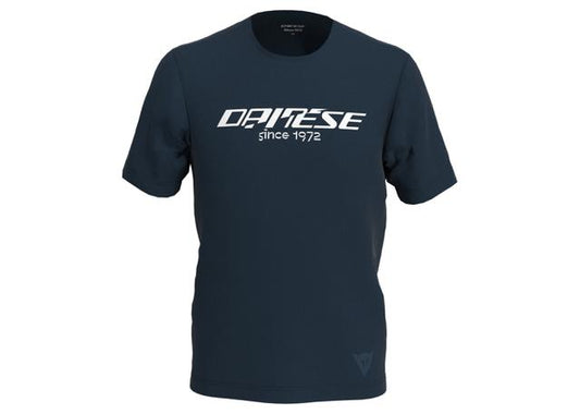 DAINESE CASUAL PADDOCK LONG T-SHIRT BLACK WHITE