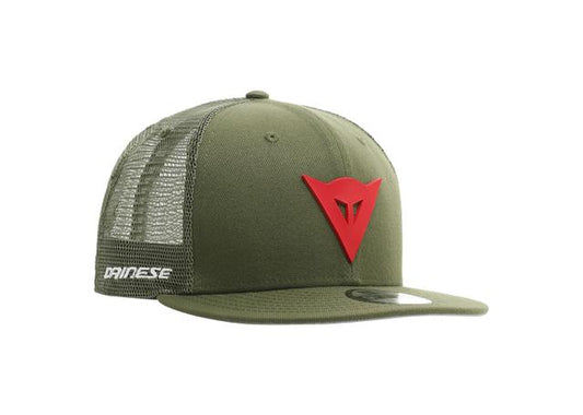DAINESE CASUAL 9FIFTY TRUCKER SNAPBACK CAP GREEN RED