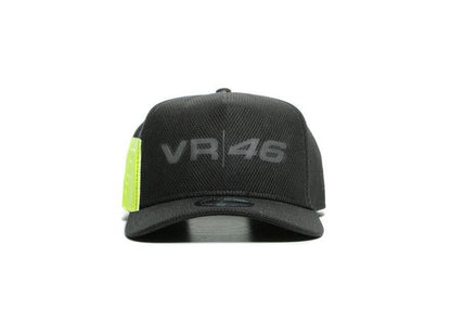 DAINESE CASUAL 9FORTY VR46 CAP BLACK FLURO YELLOW