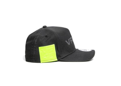 DAINESE CASUAL 9FORTY VR46 CAP BLACK FLURO YELLOW