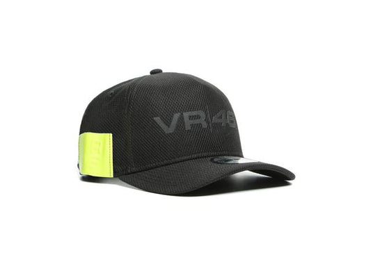 DAINESE CASUAL 9FORTY VR46 CAP BLACK FLURO YELLOW
