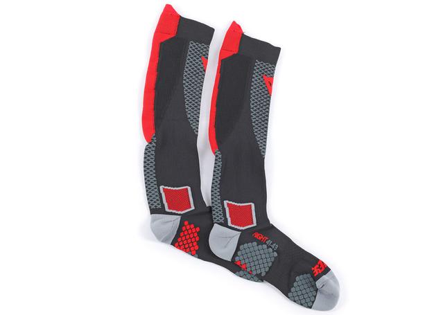 DAINESE D-CORE HIGH SOCK BLACK RED