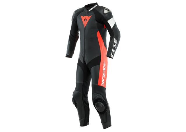 DAINESE TOSA 1PC PERFORATED SUIT BLACK RED WHITE