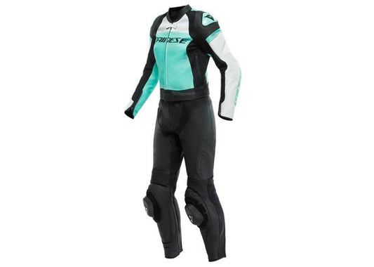 DAINESE MIRAGE LADY 2PC SUIT AQUA BLACK