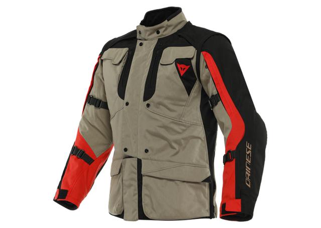 DAINESE ALLIGATOR TEXTILE JACKET BLACK RED