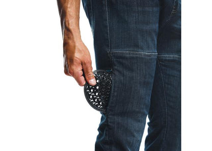 DAINESE DENIM BLAST REG TEXTILE PANTS DARK BLUE