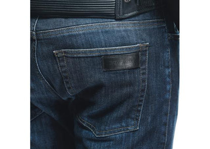 DAINESE DENIM BLAST REG TEXTILE PANTS DARK BLUE