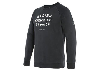 DAINESE PADDOCK SWEATSHIRT BLACK WHITE