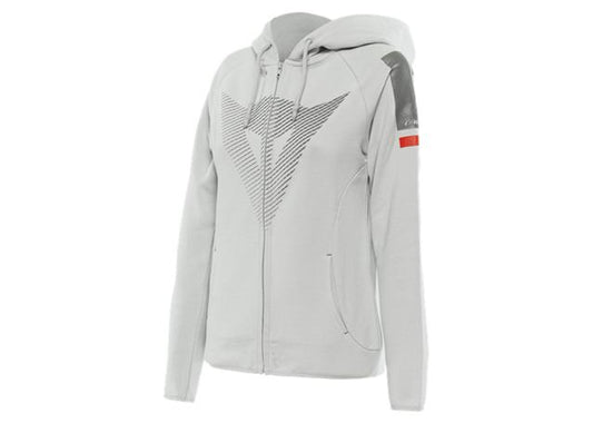 DAINESE FADE LADY HOODIE GREY RED