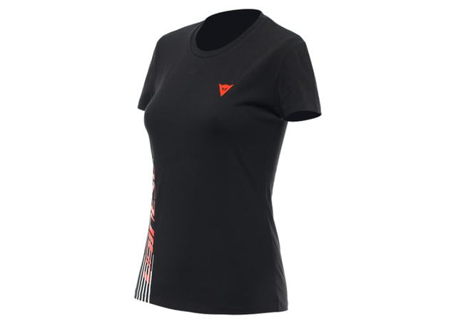 DAINESE LOGO LADY T-SHIRT BLACK RED