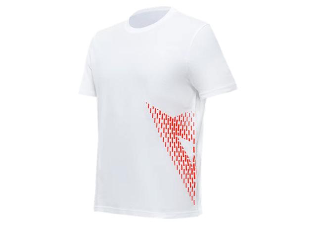 DAINESE BIG LOGO T-SHIRT WHITE RED