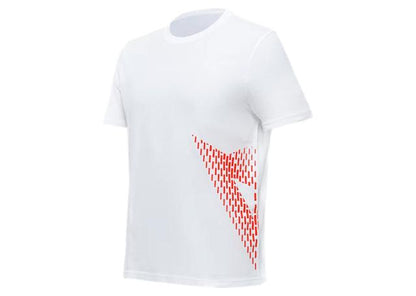 DAINESE BIG LOGO T-SHIRT WHITE RED