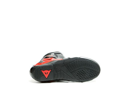 DAINESE TORQUE 3 OUT BOOTS BLACK FLURO RED