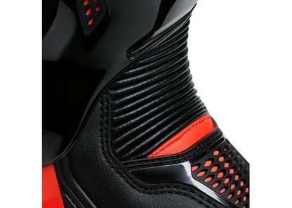 DAINESE TORQUE 3 OUT BOOTS BLACK FLURO RED