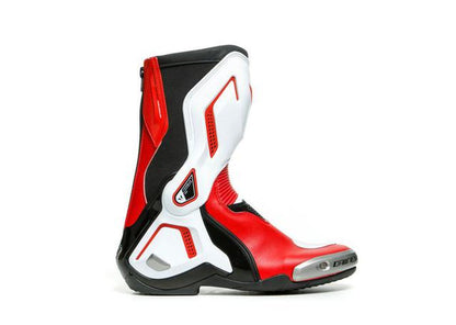 DAINESE TORQUE 3 OUT BOOTS BLACK WHITE LAVA RED