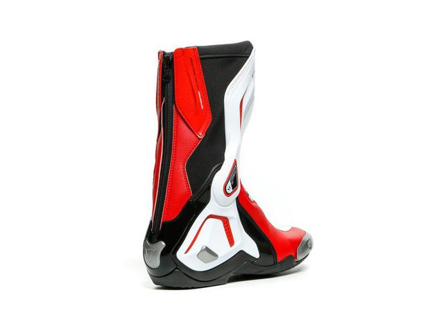 DAINESE TORQUE 3 OUT BOOTS BLACK WHITE LAVA RED