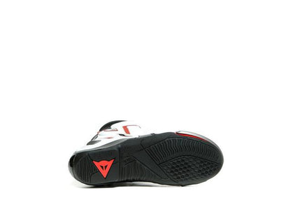 DAINESE TORQUE 3 OUT BOOTS BLACK WHITE LAVA RED