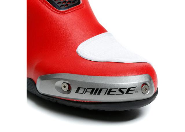 DAINESE TORQUE 3 OUT BOOTS BLACK WHITE LAVA RED