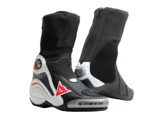 DAINESE AXIAL D1 BOOTS BLACK WHITE RED