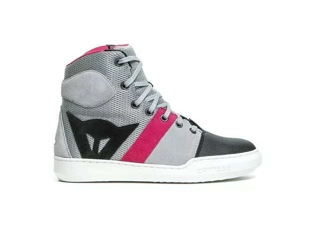 DAINESE YORK LADY D-WP SHOES GREY RED