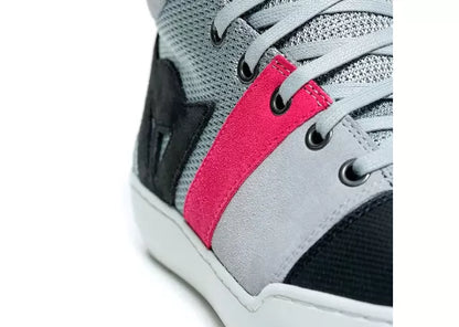 DAINESE YORK LADY D-WP SHOES GREY RED