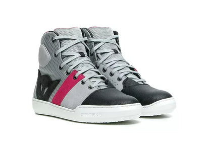 DAINESE YORK LADY D-WP SHOES GREY RED