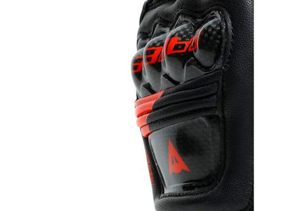 DAINESE DRUID 3 GLOVES BLACK FLURO RED