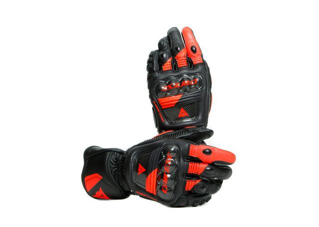 DAINESE DRUID 3 GLOVES BLACK FLURO RED