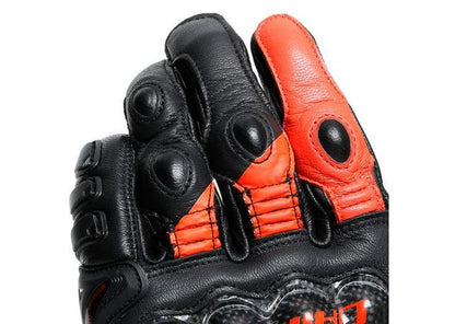 DAINESE DRUID 3 GLOVES BLACK FLURO RED